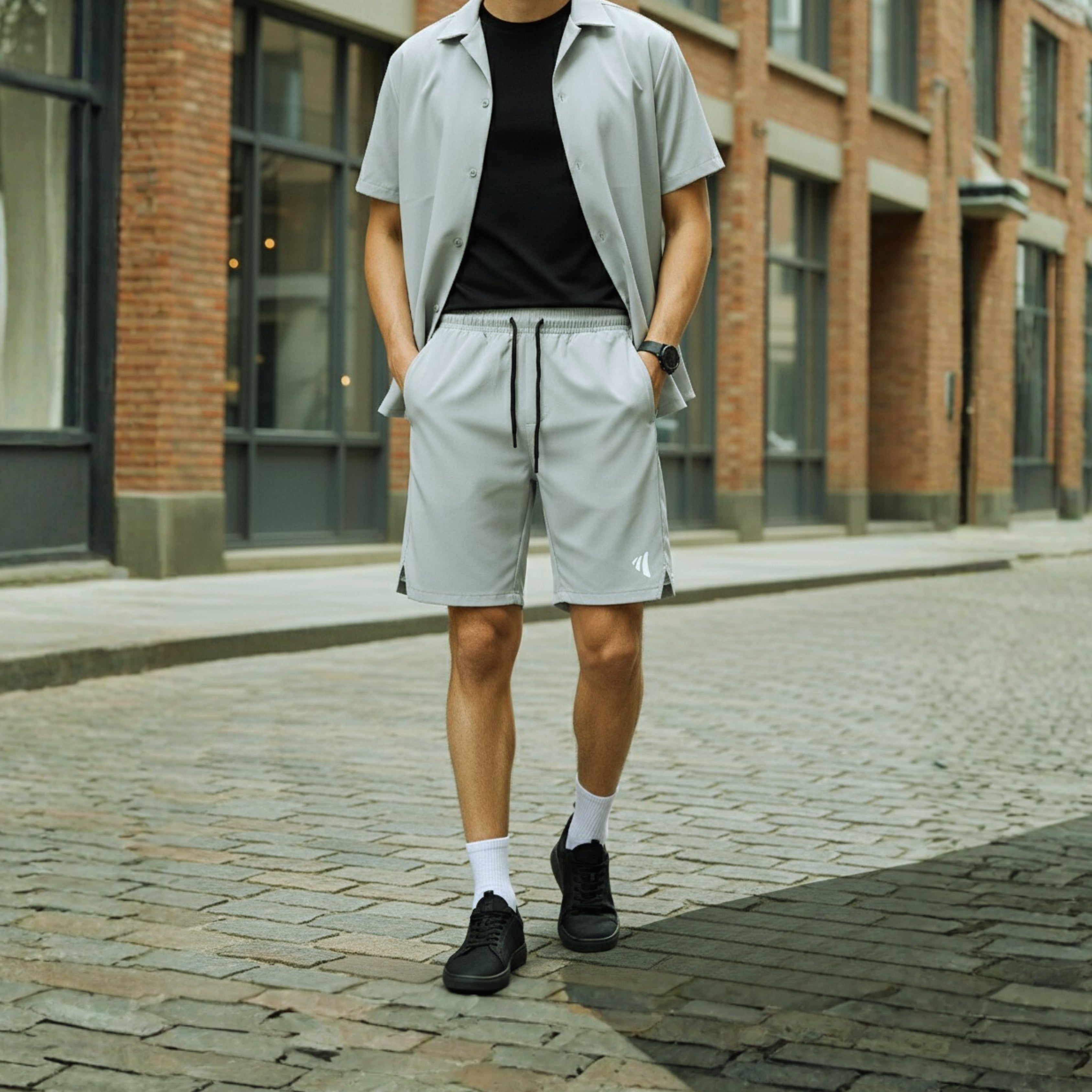 Men's Quick Dry Drawstring Lightweight Shorts with Pockets