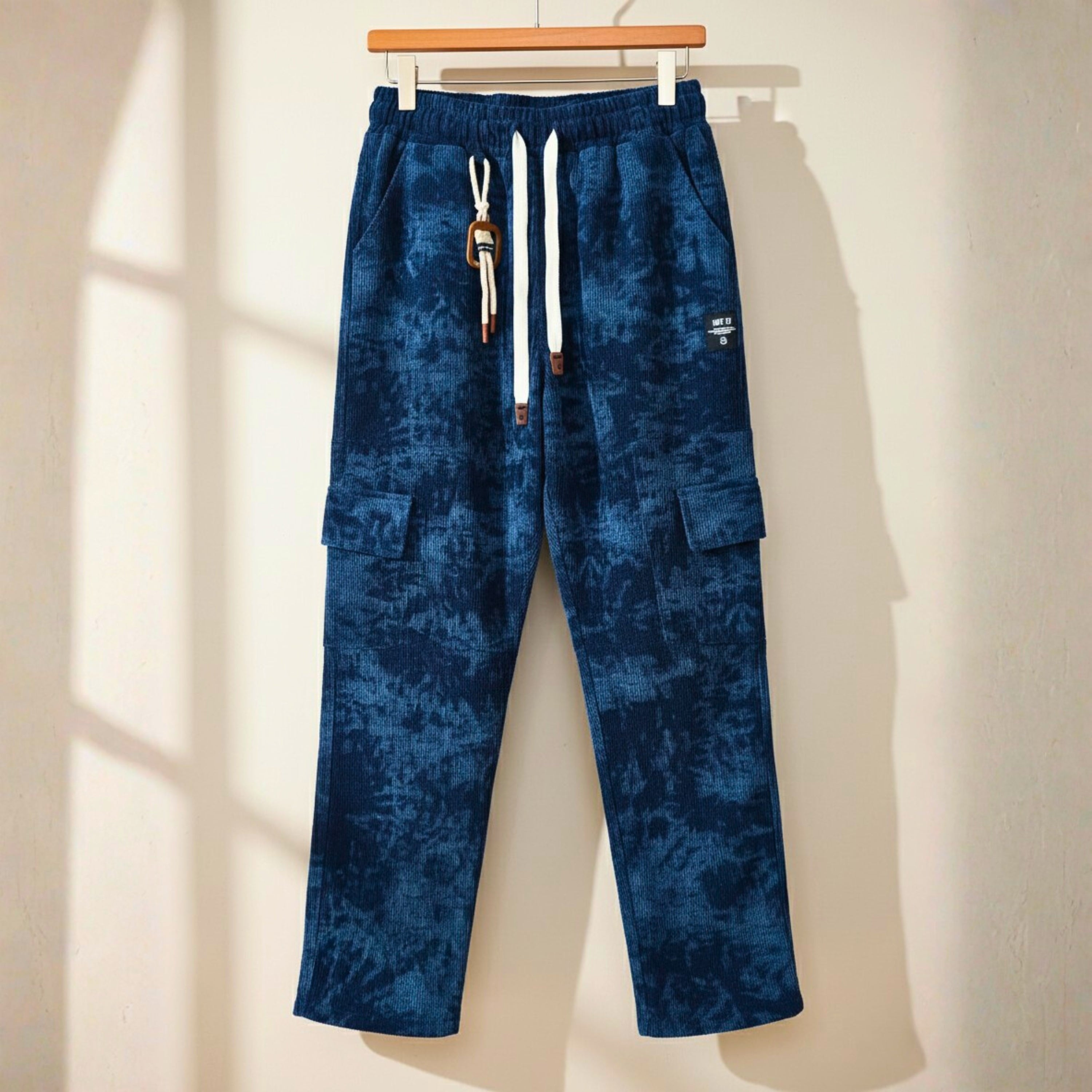Men's Tie-Dye Corduroy Cargo Pant