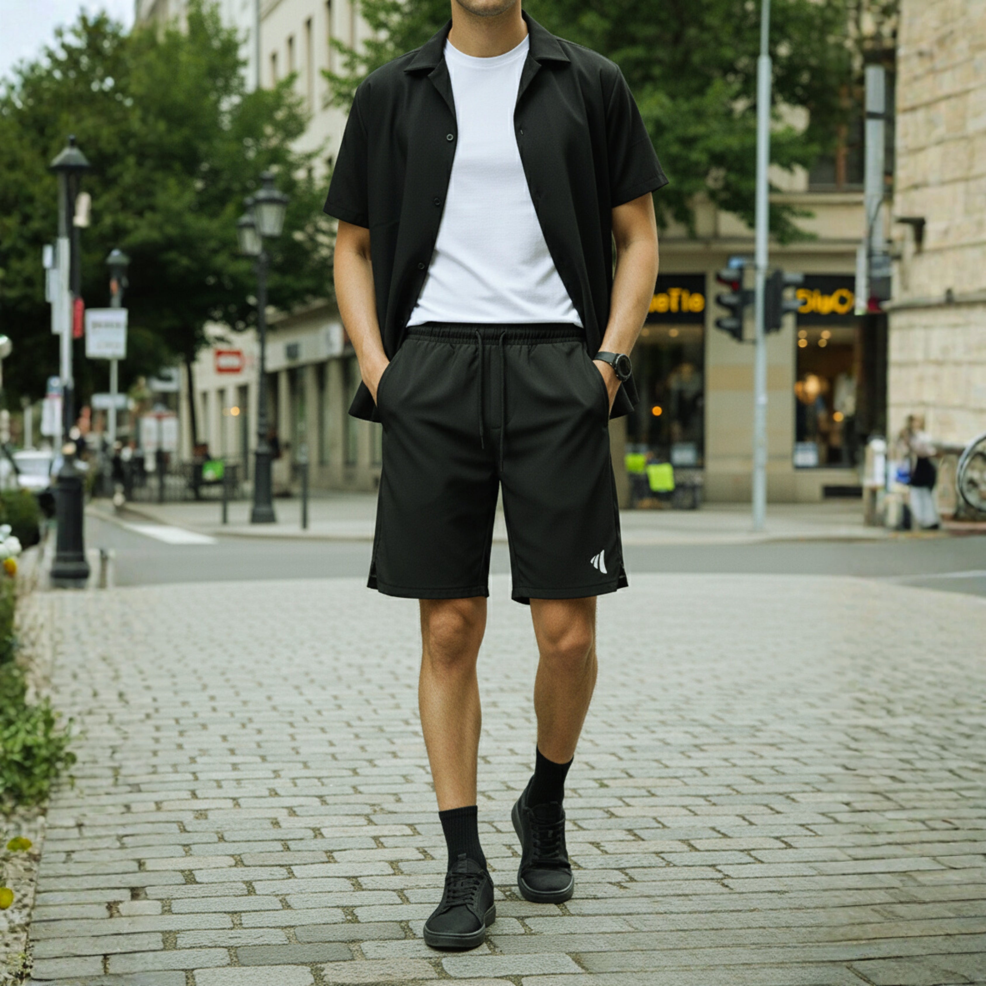 Men's Quick Dry Drawstring Lightweight Shorts with Pockets