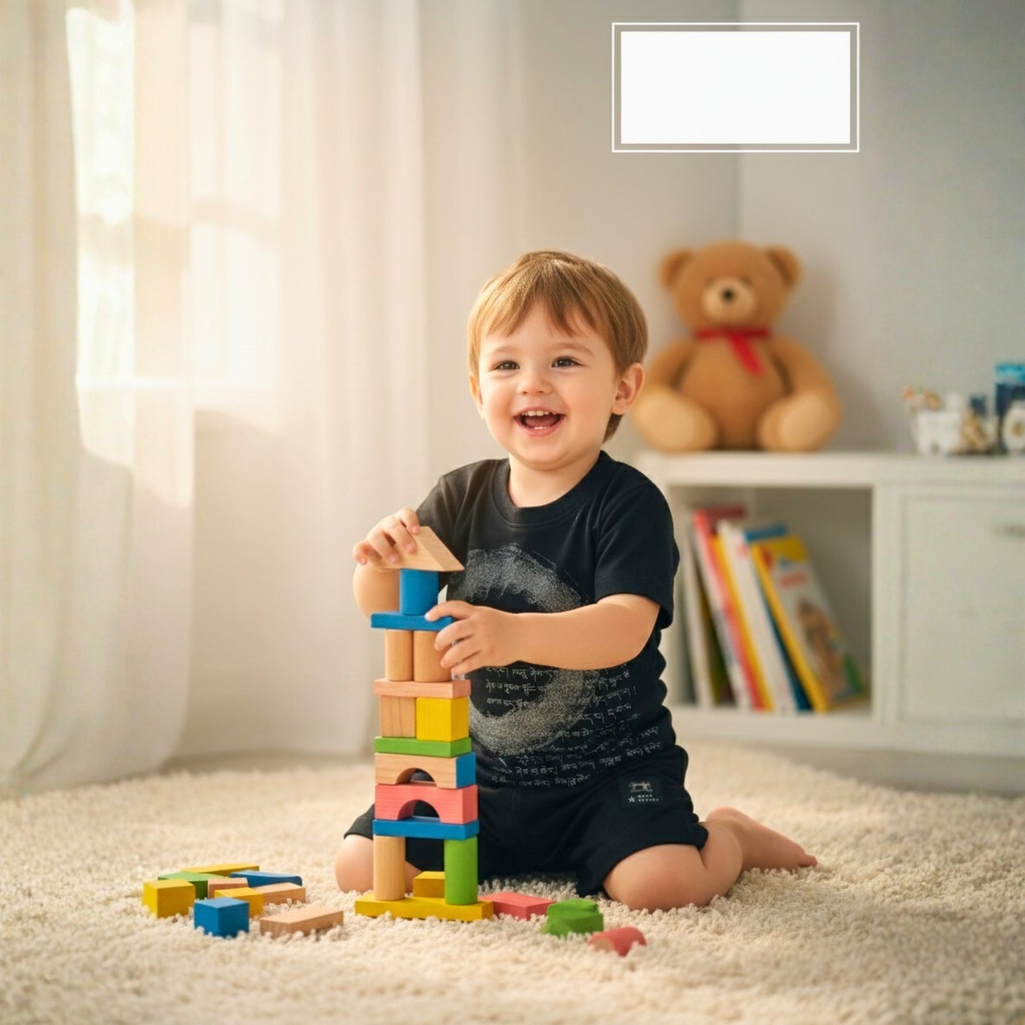 Baby Boys Printed Co-Ord Set | Half Sleeve T-Shirt + Shorts