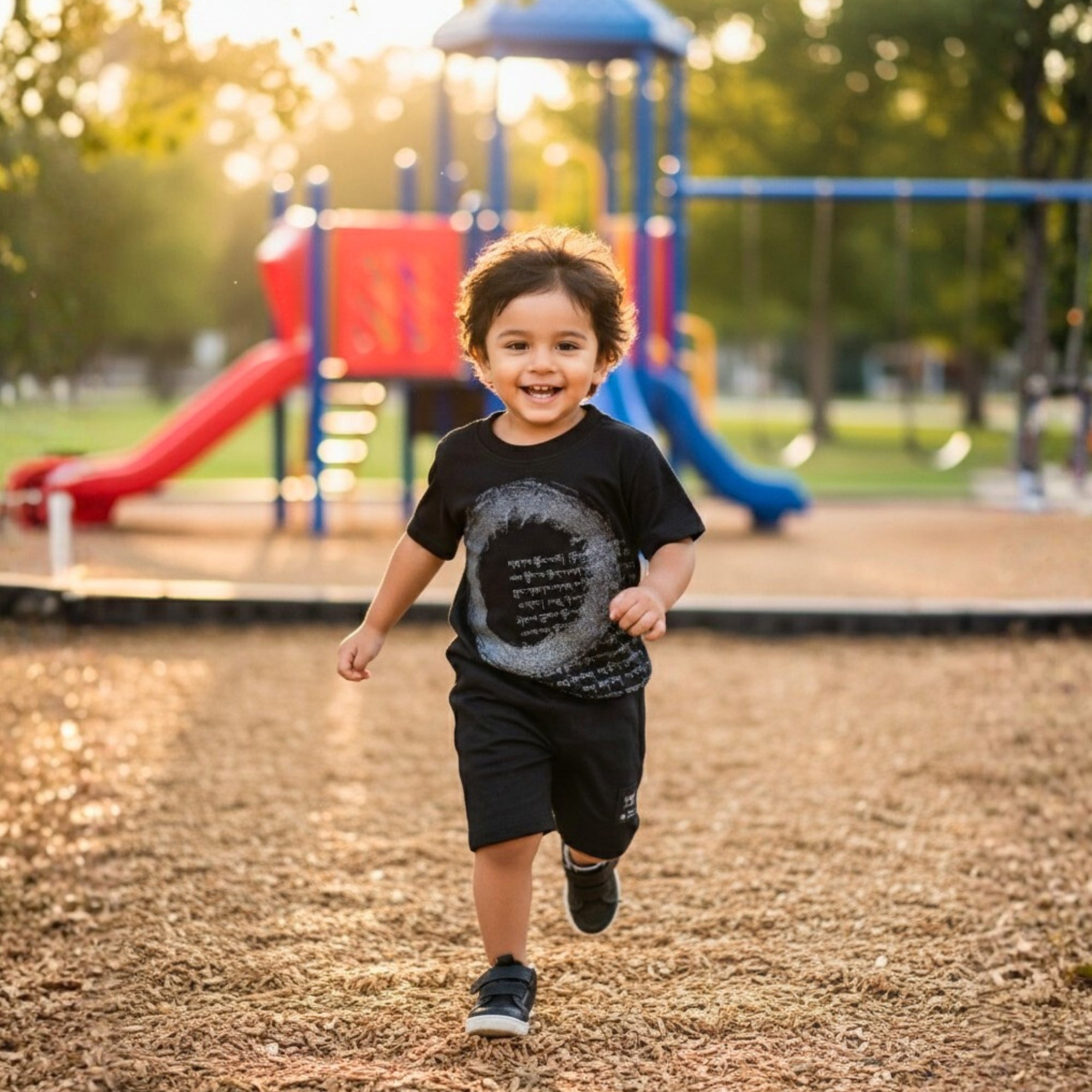 Baby Boys Printed Co-Ord Set | Half Sleeve T-Shirt + Shorts
