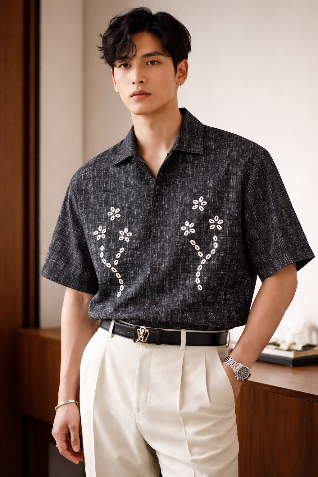 Men's Oversized Casual Shirt