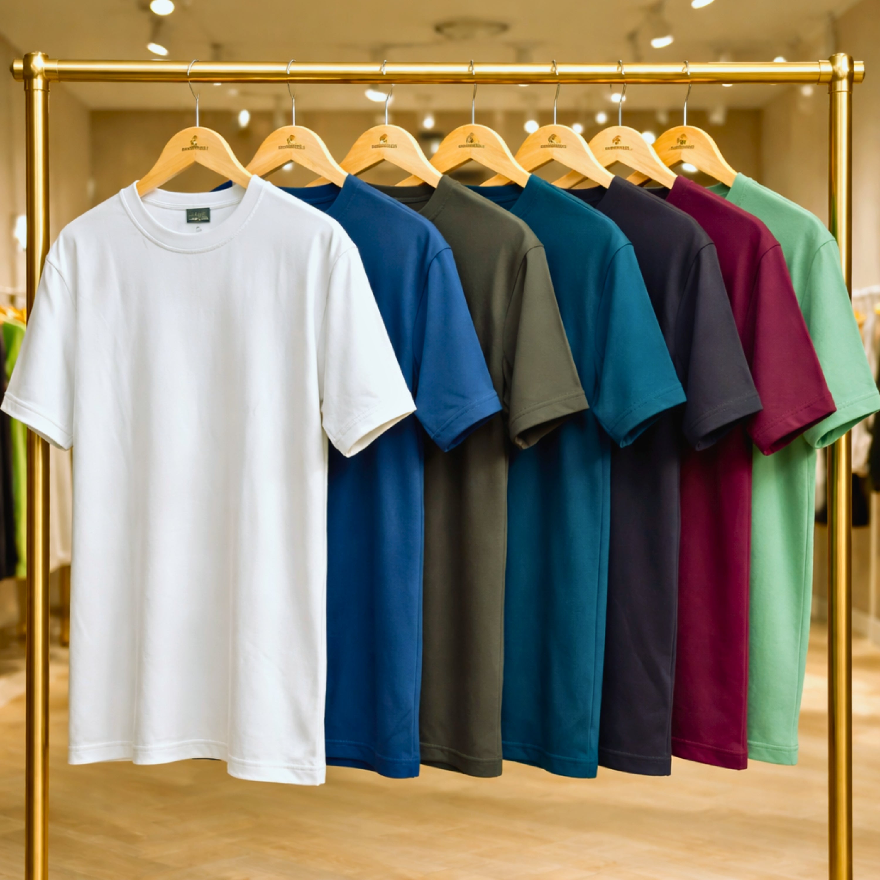 Men's Round Neck T-Shirt, Short Sleeve